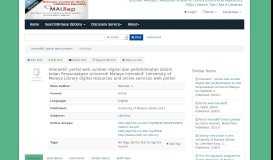 
							         Holdings: Interaktif: portal web sumber digital dan ... - MALRep - UUM								  
							    