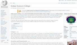 
							         Holkar Science College - Wikipedia								  
							    