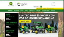 
							         Holland and Sons | Northern Illinois John Deere Dealer | New and ...								  
							    