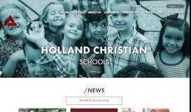 
							         Holland Christian Schools								  
							    