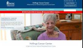 
							         Hollings Cancer Center | MUSC | Charleston SC								  
							    
