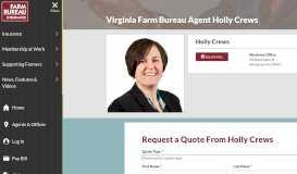 
							         Holly Crews - Virginia Farm Bureau > agent								  
							    