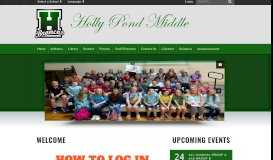 
							         Holly Pond Middle School: Home								  
							    