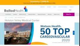 
							         Holston Valley Medical Center | a Ballad Health Hospital in Kingsport ...								  
							    