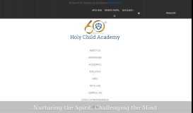 
							         Holy Child Academy: Home								  
							    