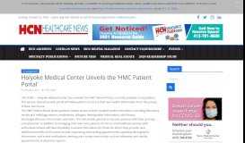 
							         Holyoke Medical Center Unveils the 'HMC Patient Portal' – Health ...								  
							    