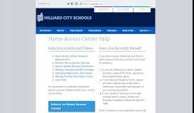 
							         Home Access Center Help | Hilliard City Schools								  
							    