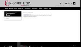 
							         Home Access Center / Overview - Coppell ISD								  
							    