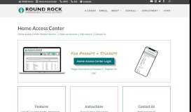 
							         Home Access & eSchoolPlus Mobile App Center | Round Rock ISD								  
							    