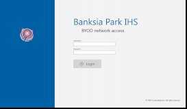 
							         Home Access Plus+ - Login - Banksia Park International High School								  
							    