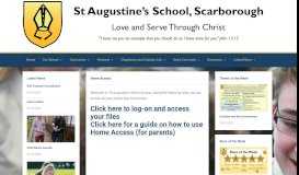 
							         Home Access – St Augustine's School Scarborough								  
							    