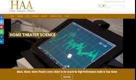 
							         Home Acoustics Alliance Portal | Home Theater Designers								  
							    