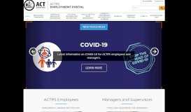
							         Home - ACTPS Employment Portal - ACT Government								  
							    