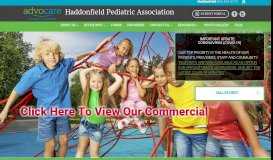 
							         Home | Advocare Haddonfield Pediatric Association								  
							    