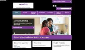 
							         Home | Aetna Better Health® of Michigan								  
							    