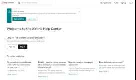 
							         Home - Airbnb Help Center								  
							    