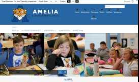 
							         Home - Amelia Elementary School								  
							    