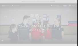 
							         Home - American Leadership Academy Schools								  
							    