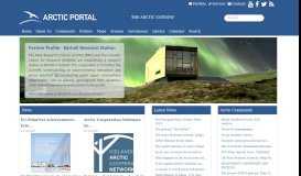 
							         Home - Arctic Portal - The Arctic Gateway								  
							    