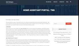 
							         Home Assistant Portal: TNG - Lobo Strategies								  
							    