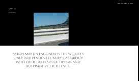 
							         Home | Aston Martin Lagonda Corporate Website								  
							    