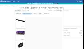 
							         Home Audio Equipment and Components - Personal and Portal Audio ...								  
							    