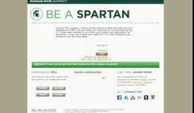 
							         Home | Be a Spartan - MSU Admissions - Michigan State University								  
							    