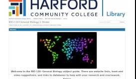 
							         Home - BIO 120 -- General Biology - Subject Guides at HCC Library								  
							    