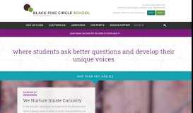 
							         Home • Black Pine Circle School								  
							    