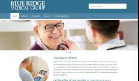 
							         Home | Blue Ridge Medical Group								  
							    