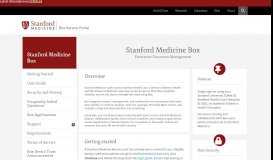 
							         Home | Box Service Portal | Stanford Medicine								  
							    