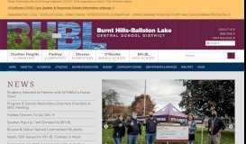 
							         Home | Burnt Hills - Ballston Lake Central School District								  
							    