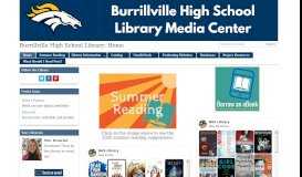 
							         Home - Burrillville High School Library - RILINK Schools at ...								  
							    