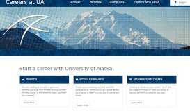 
							         Home | Careers at UA - University of Alaska								  
							    