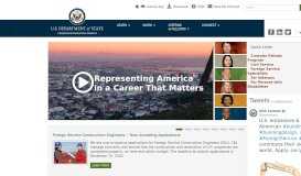 
							         Home - Careers - US Department of State								  
							    