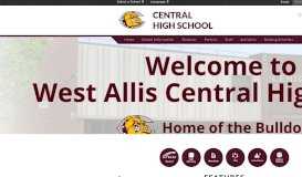 
							         Home - Central High School - West Allis-West Milwaukee School District								  
							    