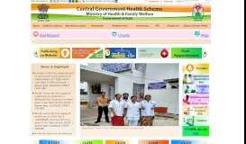 
							         Home - CGHS: Central Government Health Scheme								  
							    