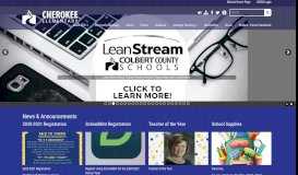 
							         Home - Cherokee Elementary School - Colbert County School District								  
							    
