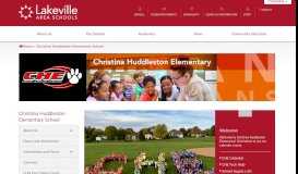 
							         Home - Christina Huddleston Elementary School								  
							    