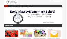 
							         Home | École Massey Elementary School - Regina Public Schools								  
							    