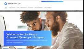 
							         Home Connect Developer Program: Homepage								  
							    