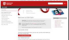 
							         Home - CSU Card - Charles Sturt University								  
							    