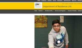 
							         Home - Department of Residence Life University of ... - UW Oshkosh								  
							    