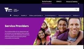 
							         Home - DHHS Service Providers								  
							    