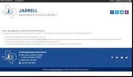 
							         Home - District Departments - Jarrell Independent School District								  
							    