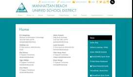 
							         Home - District Departments - Manhattan Beach Unified School District								  
							    