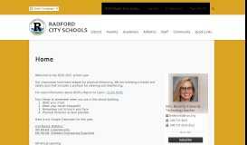 
							         Home – Edwards, Beverly – Radford City Schools								  
							    