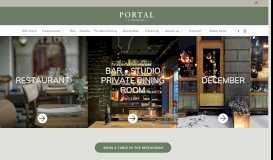 
							         Home English - Portal Restaurant								  
							    