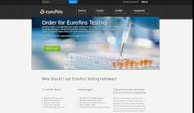 
							         Home » Eurofins Food Testing UK Ltd								  
							    