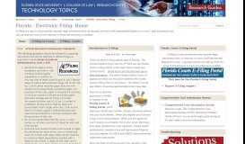 
							         Home - Florida - Electronic Filing - Research Guides at Florida State ...								  
							    